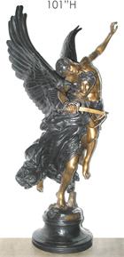 Antonin Mercie's Gloria Victis Bronze Sculpture II