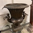 Bronze Urn with 2 Angel Handle