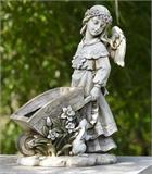 Angel Girl with Cart Planter