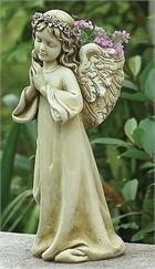 Praying Angel Girl Planter