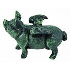 Cast Iron Flying Pig Statue II