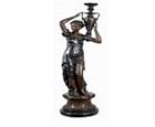 Pretty Lady with the Urn Bronze Sculpture