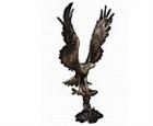 Eagle with Long Wings Bronze Sculpture