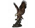 Landing Eagle Sculpture - Bronze