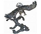 Eagle Sweeping Down Bronze Sculpture