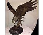 Eagle Flying Down Bronze Sculpture