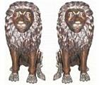 Big Male Lion Sculptures