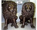 Large Sitting Lion Sculptures - 31