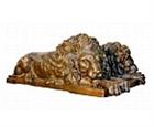 Sleeping Lion Sculptures