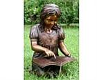 Story Book Girl Sculpture