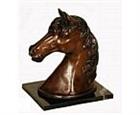 Large Horse Head Bust Sculpture