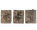 Set of 3 Floral Tiles