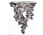 Large Victorian Floral Wall Bracket