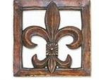 Architectural Fleur de Lis Plaque