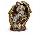 Guardian Angel with Holy Family Statue