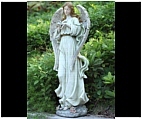 Large Angel with Bird Statue