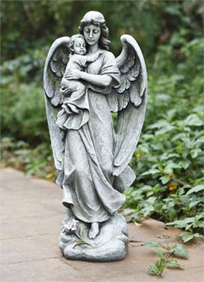 Garden Angel in Prayer - Resin