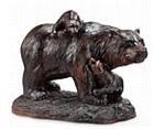 Mama and her Babies Bear Sculpture