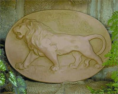 Standing Lion Plaque