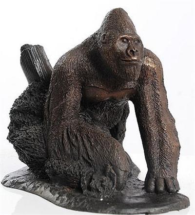 Silverback Gorilla Figurine