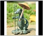 Whimsical Alligator Rain Gauge