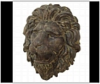 Large Lion Face Plaque