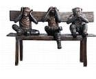 Bronze Three Wise Monkeys Set