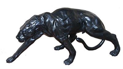 Stalking Cougar Sculpture