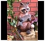 Raccoon Statues, Sculptures and Gifts