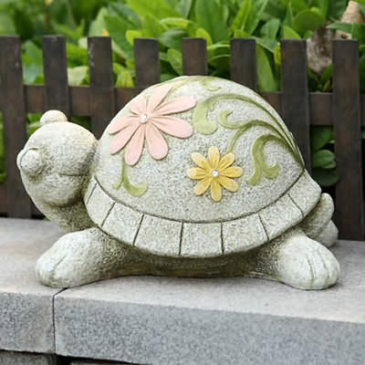 Large Happy Turtle Statues