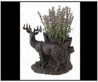 Deer Sculpture and Vase