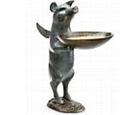 Flying Pig Waiter Statue