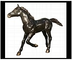 Galloping Bronze Horse Sculpture