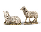 Sheep Couple Statues