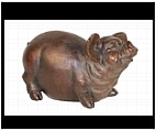 Nosy Pig Statue