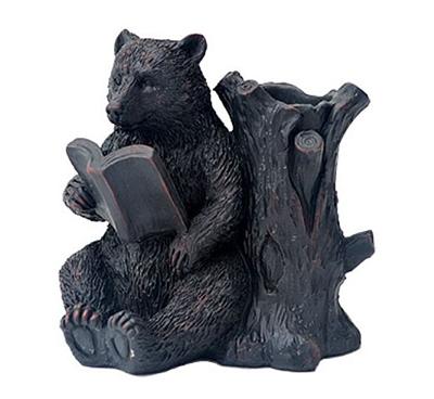 Reading Bear Pencil Holder