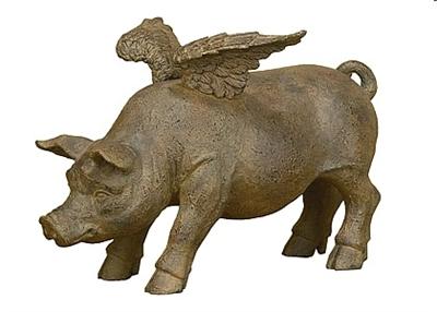 Carl the Flying Pig Statue