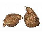 Christmas Quail Pair