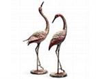 Romantic Crane Couple Statues