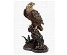 Watchful American Eagle Sculpture