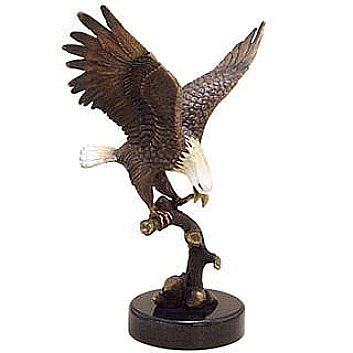 Landing Eagle Figurine