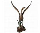 Flight of the Heron Bronze Sculpture