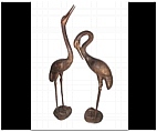 Crane Lovers Sculpture - Bronze