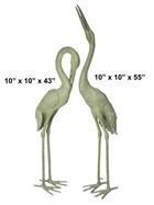 Life Size Bronze Cranes - About 70