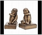 Sleeping Girl Bookends