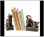 Kitty Cat Bookends - Resin