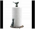 Looking up Cat Paper Towel Holder