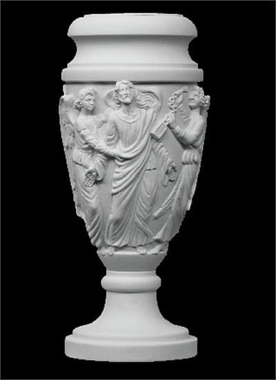 Christ the Redeemer Marble Vase Sculpture