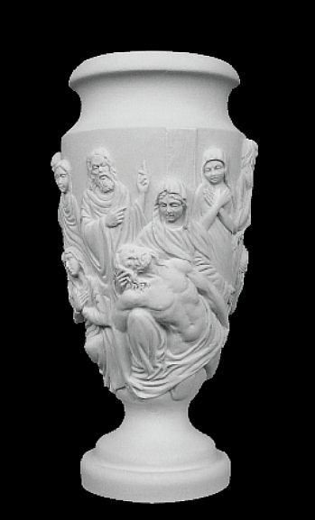 Jesus after Crucifixion Vase