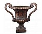 Long Handled Tuscan Urn with Lion Face Ends